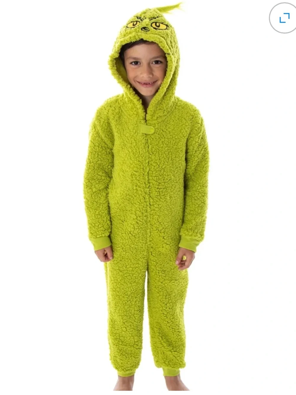 Kids Grinch Halloween Costume Size 10